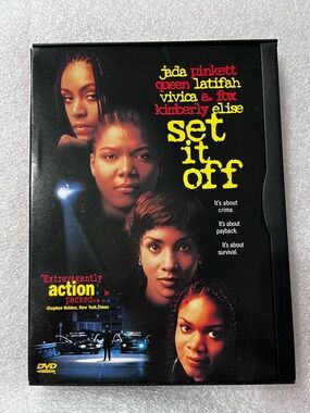 Set It Off DVD Movie - Black Cover with Yellow Title